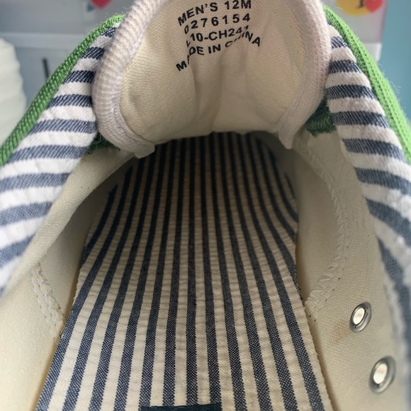 Sport casual slip Ons green shoes - Picture 4 of 4